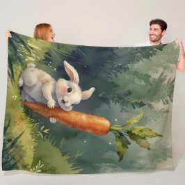 Golden Blossom Elegance  Fleece Blanket