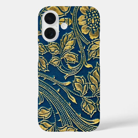 Golden Blossom Elegance Handy Case (Rückseite)