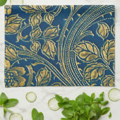 Golden Blossom Elegance Küchen Handtücher (Gefaltet)