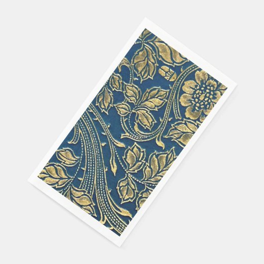 Golden Blossom Elegance Serviette (Ecke)