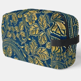 Golden Blossom Elegance  Waschbeutel