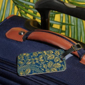 Golden Blossom Elegante Gepäckstück Gepäckanhänger