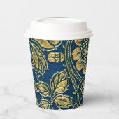 Golden Blossom Elegante Papiertasse Pappbecher (Links)
