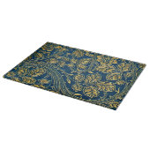 Golden Blossom Eleganz   Schneidebrett (Ecke)