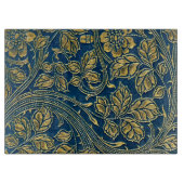 Golden Blossom Eleganz   Schneidebrett (Vorderseite)