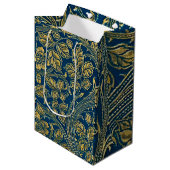Golden Blossom Mittlere Geschenktüte (Vorderseite Schrägansicht)