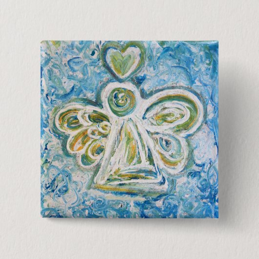 Golden Blue Angel Button (Vorderseite)