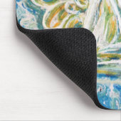 Golden Blue Angel Mousepad (Ecke)