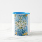 Golden Blue Angel Tasse (Zentrum)