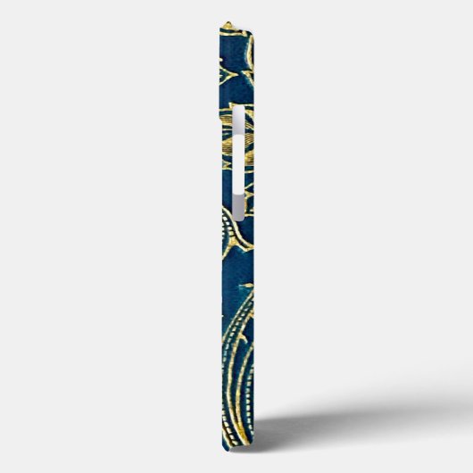 Golden Blue Case-Mate iPhone Hülle (Rückseite / Links)