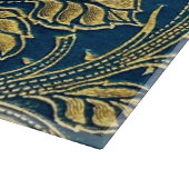 Golden Blue Elegance Cutting Board Schneidebrett (Ecke)