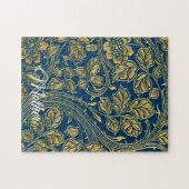 Golden Blue Eleganz Puzzle (Horizontal)