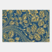 Golden Blue Geschenkpapier Set (Vorderseite 2)