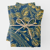 Golden Blue Geschenkpapier Set (Beispiel)