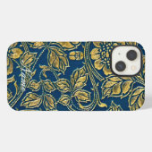 Golden Blue iPhone Hülle (Rückseite (Horizontal))