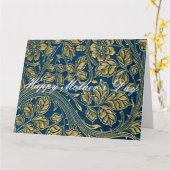 Golden Blue Karte (Gelbe Blume)