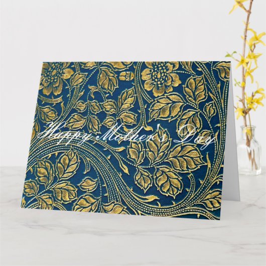 Golden Blue Karte (Gelbe Blume)