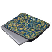 Golden Blue Laptopschutzhülle (Vorne Knopf)