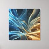 Golden Blue Leinwanddruck (Vorderseite)