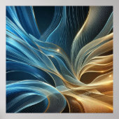 Golden Blue Poster (Vorne)