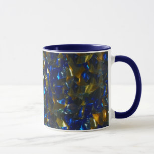 Golden Blue Tasse
