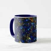 Golden Blue Tasse (Vorderseite Links)