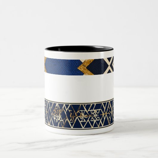 Golden-Blue-Tasse Zweifarbige Tasse (Mittel)