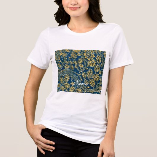 Golden Blue Tri-Blend Shirt (Vorderseite)