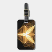 Golden Blüh 1 Gepäckanhänger (Vorderseite vertikal)