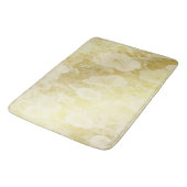 golden, Blume, Fantasie, elegant, mustergültig, su Badematte (Schrägansicht)