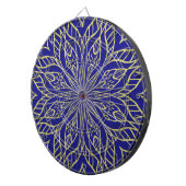 Golden Blume Mandala Dartscheibe (Vorderseite rechts)
