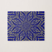 Golden Blume Mandala Puzzle (Horizontal)