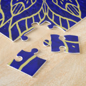 Golden Blume Mandala Puzzle (Seite)