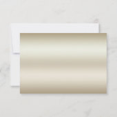 Golden Blume Red Gemstone Splendor RSVP Card (Rückseite)