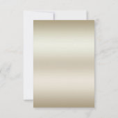 Golden Blume Red Gemstone Splendor RSVP Card Karte (Rückseite)