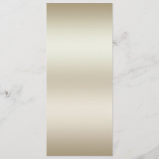 Golden Blume Red Gemstone Splendor Wedding Menu Menükarte (Rückseite)