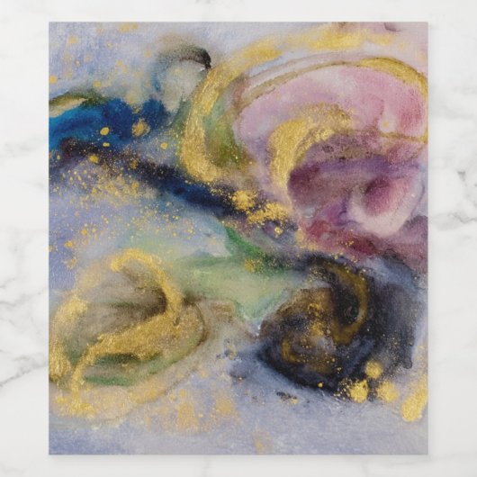 Golden blush dream weinetikett (Einzelnes Label)