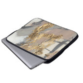 Golden Blush Laptopschutzhülle (Vorne Knopf)