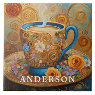Golden Boho Kaffee Fliese