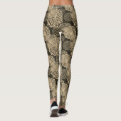 Golden Boho Mandalases Leggings (Rückseite)