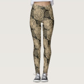 Golden Boho Mandalases Leggings (Vorderseite)