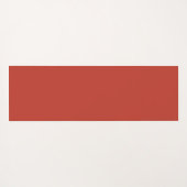 Golden Bokeh über Orange Red Yogamatte (Rückseite (Horizontal))