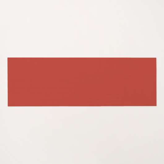 Golden Bokeh über Orange Red Yogamatte (Rückseite (Horizontal))