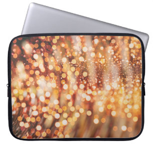 Golden Bokeh: Vintages Lichtspiel Laptopschutzhülle