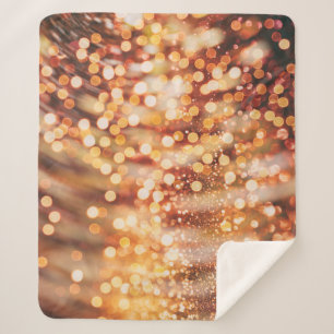 Golden Bokeh: Vintages Lichtspiel Sherpadecke
