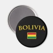 Golden Bolivien Magnet (Vorderseite/Rückseite)
