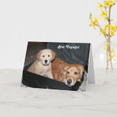 Golden Bon Voyage Karte (Gelbe Blume)