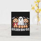 Golden-Boo-Dle Karte (Gelbe Blume)