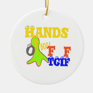 Golden Boo! Girly TGIF dankt Gott seinen Freitag H Keramikornament
