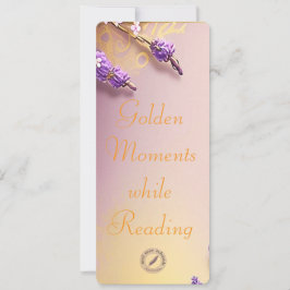 Golden Bookmark Mel Mae Schmidt Stationery Karte